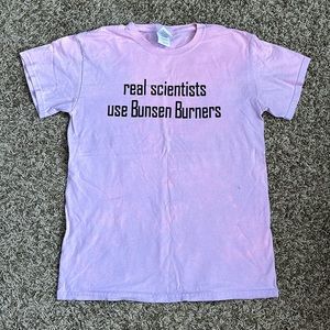 purple T shirt